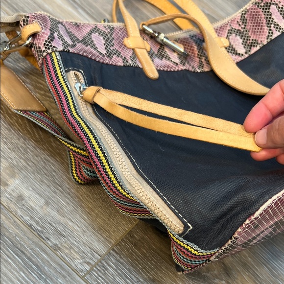 Consuela Black and Pink Crossbody Bag - Picture 9 of 9